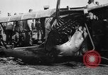 Image of German observation plane crashed in France France, 1917, second 55 stock footage video 65675042389