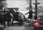 Image of United States 35th Division artillery fires on German Headquarters Wor Soultzeren France, 1918, second 7 stock footage video 65675042390