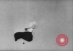 Image of German aircraft downed World War 1 with captured pilot France, 1918, second 13 stock footage video 65675042391