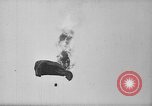 Image of German aircraft downed World War 1 with captured pilot France, 1918, second 15 stock footage video 65675042391