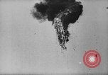 Image of German aircraft downed World War 1 with captured pilot France, 1918, second 27 stock footage video 65675042391