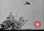 Image of German aircraft downed World War 1 with captured pilot France, 1918, second 38 stock footage video 65675042391