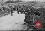Image of German aircraft downed World War 1 with captured pilot France, 1918, second 47 stock footage video 65675042391