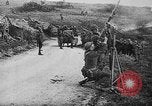 Image of German aircraft downed World War 1 with captured pilot France, 1918, second 48 stock footage video 65675042391