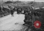 Image of German aircraft downed World War 1 with captured pilot France, 1918, second 51 stock footage video 65675042391