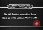 Immagine di American polveriera esplode nella prima guerra mondiale Francia, 1918, secondo 4 filmato di repertorio 65675042394