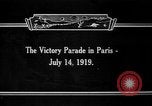 Standbild Siegesparade Ende Ersten Weltkrieg Frankreich, 1919, aus Sekunde 1 historischem Filmmaterial Videoclip 65675042396
