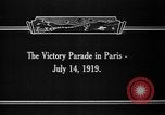 Standbild Siegesparade Ende Ersten Weltkrieg Frankreich, 1919, aus Sekunde 5 historischem Filmmaterial Videoclip 65675042396