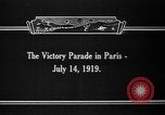 Standbild Siegesparade Ende Ersten Weltkrieg Frankreich, 1919, aus Sekunde 6 historischem Filmmaterial Videoclip 65675042396