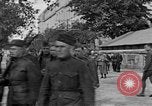 Image of WWI American soldiers at a funeral France, 1918, second 7 stock footage video 65675042397