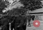 Image of WWI American soldiers at a funeral France, 1918, second 9 stock footage video 65675042397