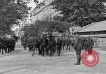 Image of WWI American soldiers at a funeral France, 1918, second 19 stock footage video 65675042397