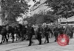 Image of WWI American soldiers at a funeral France, 1918, second 25 stock footage video 65675042397