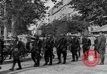 Image of WWI American soldiers at a funeral France, 1918, second 28 stock footage video 65675042397