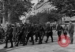 Image of WWI American soldiers at a funeral France, 1918, second 29 stock footage video 65675042397