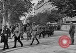 Image of WWI American soldiers at a funeral France, 1918, second 33 stock footage video 65675042397
