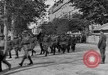 Image of WWI American soldiers at a funeral France, 1918, second 34 stock footage video 65675042397