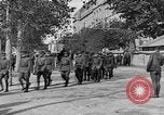 Image of WWI American soldiers at a funeral France, 1918, second 36 stock footage video 65675042397