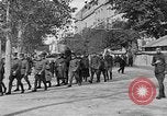 Image of WWI American soldiers at a funeral France, 1918, second 39 stock footage video 65675042397