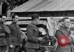 Image of WWI American soldiers at a funeral France, 1918, second 54 stock footage video 65675042397