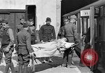 Image of Injured allied soldiers on litters World War I France, 1918, second 34 stock footage video 65675042399