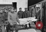 Image of Injured allied soldiers on litters World War I France, 1918, second 36 stock footage video 65675042399