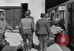 Image of Injured allied soldiers on litters World War I France, 1918, second 43 stock footage video 65675042399