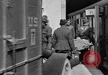 Image of Injured allied soldiers on litters World War I France, 1918, second 44 stock footage video 65675042399