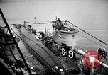Image of captured U boat Atlantic Ocean, 1918, second 22 stock footage video 65675042419