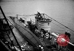Image of captured U boat Atlantic Ocean, 1918, second 24 stock footage video 65675042419