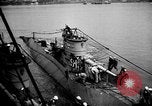 Image of captured U boat Atlantic Ocean, 1918, second 33 stock footage video 65675042419