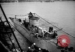Image of captured U boat Atlantic Ocean, 1918, second 36 stock footage video 65675042419