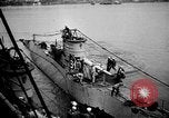 Image of captured U boat Atlantic Ocean, 1918, second 37 stock footage video 65675042419