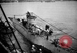 Image of captured U boat Atlantic Ocean, 1918, second 39 stock footage video 65675042419