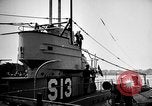 Image of captured U boat Atlantic Ocean, 1918, second 42 stock footage video 65675042419