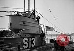 Image of captured U boat Atlantic Ocean, 1918, second 47 stock footage video 65675042419