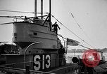 Image of captured U boat Atlantic Ocean, 1918, second 48 stock footage video 65675042419