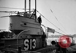 Image of captured U boat Atlantic Ocean, 1918, second 52 stock footage video 65675042419