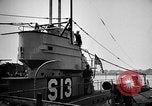 Image of captured U boat Atlantic Ocean, 1918, second 53 stock footage video 65675042419