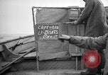 Image of captured U boat Atlantic Ocean, 1918, second 57 stock footage video 65675042419