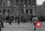 Image of German citlzens gathering on Unter den Linden Berlin Germany, 1920, second 40 stock footage video 65675042454