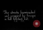 Image of German troops on city sidewalks European Theater, 1918, second 1 stock footage video 65675042458
