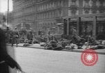 Image of German troops on city sidewalks European Theater, 1918, second 8 stock footage video 65675042458