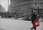 Image of German troops on city sidewalks European Theater, 1918, second 11 stock footage video 65675042458