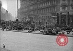 Image of German troops on city sidewalks European Theater, 1918, second 12 stock footage video 65675042458