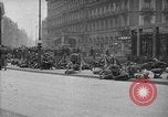 Image of German troops on city sidewalks European Theater, 1918, second 13 stock footage video 65675042458