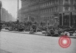 Image of German troops on city sidewalks European Theater, 1918, second 14 stock footage video 65675042458
