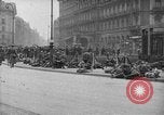 Image of German troops on city sidewalks European Theater, 1918, second 15 stock footage video 65675042458