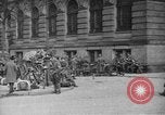 Image of German troops on city sidewalks European Theater, 1918, second 17 stock footage video 65675042458