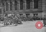 Image of German troops on city sidewalks European Theater, 1918, second 18 stock footage video 65675042458